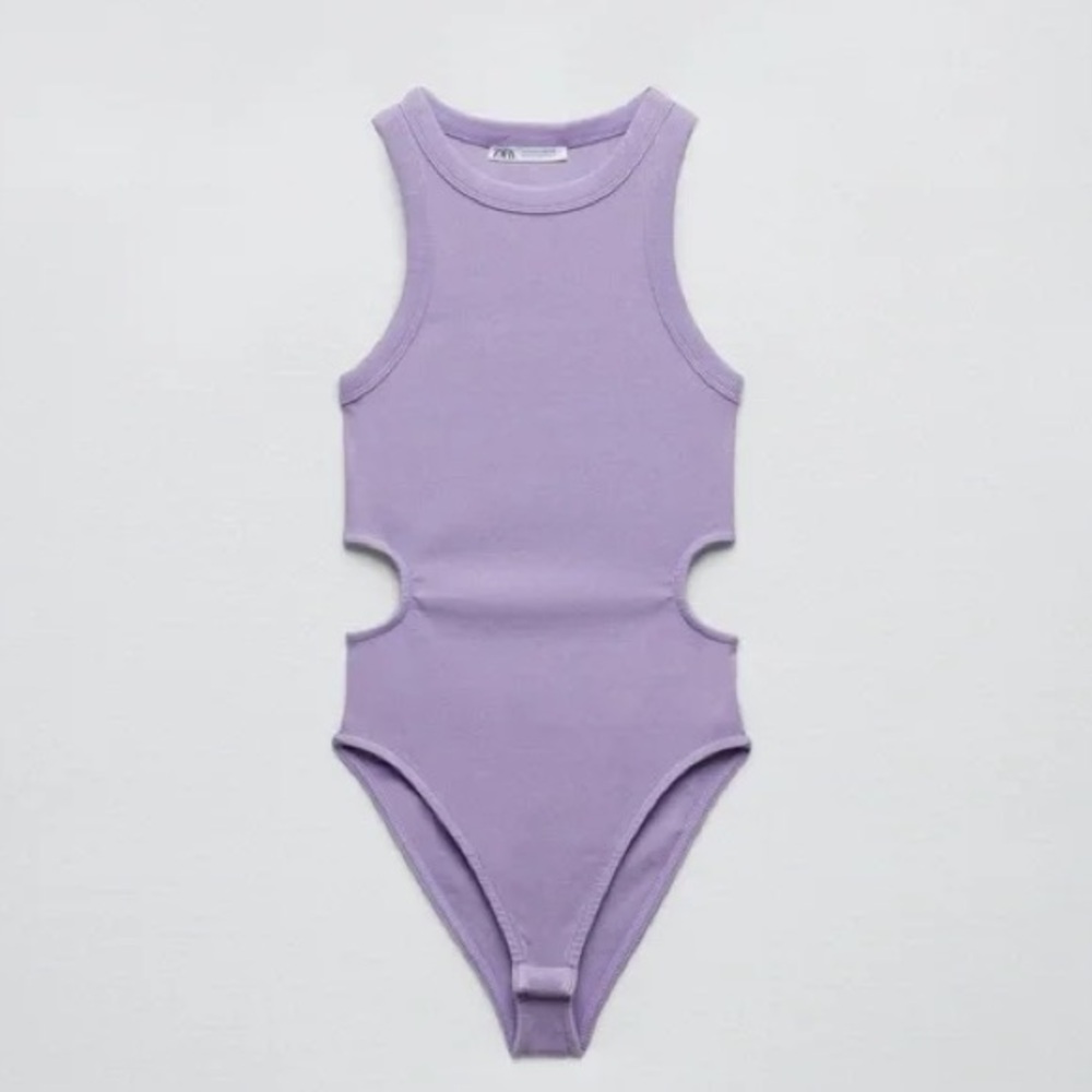 Zara Purple Bodysuit